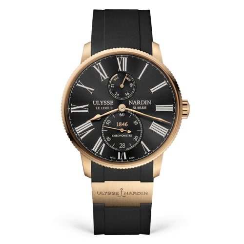 Ulysse Nardin Marine Torpilleur Rose Gold / Black / Rubber