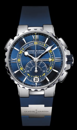 Ulysse Nardin Marine Regatta Stainless Steel / Blue / Rubber