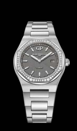 Girard-Perregaux Laureato 34 Quartz Stainless Steel / Diamond / Grey