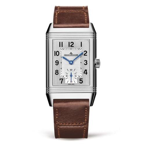 Jaeger-LeCoultre Reverso Classic Medium Duoface Small Seconds Stainless Steel / Silver / Fagliano