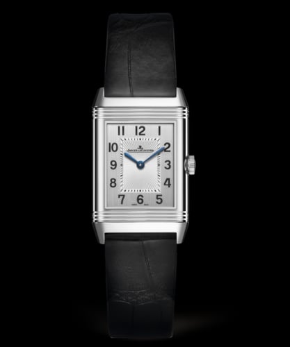 Jaeger-LeCoultre Reverso Classic Small Stainless Steel / Silver / Alligator