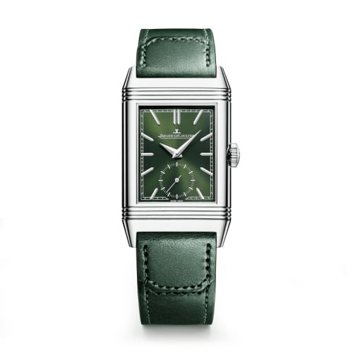 Jaeger-LeCoultre Reverso Tribute Monoface Stainless Steel / Green