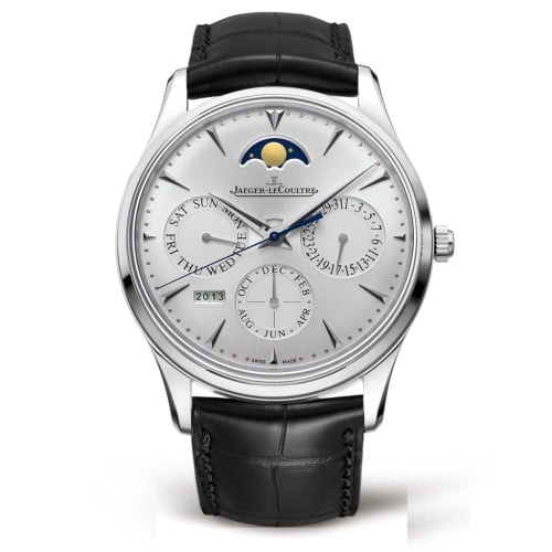 Jaeger-LeCoultre Master Ultra Thin Perpetual Stainless Steel / Silver / Boutique Edition