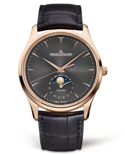 Jaeger-LeCoultre Master Ultra Thin Moon Pink Gold / Grey / Boutique Edition