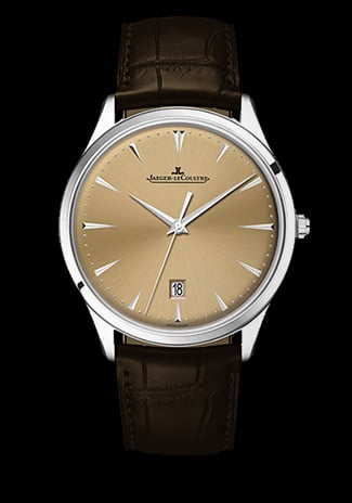 Jaeger-LeCoultre Master Ultra Thin Date Stainless Steel / Champagne