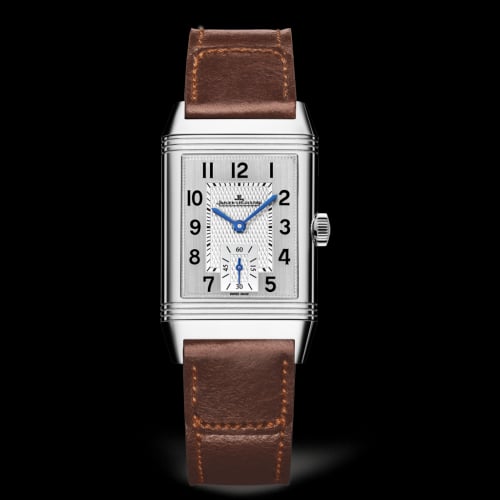 Jaeger-LeCoultre Reverso Classic Medium Monoface Small Seconds Stainless Steel / Silver / Fagliano