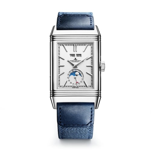 Jaeger-LeCoultre Reverso Tribute Duoface Calendar Stainless Steel / Silver