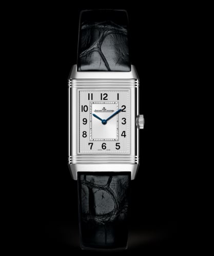 Jaeger-LeCoultre Reverso Classic Small Stainless Steel / Silver / Strap