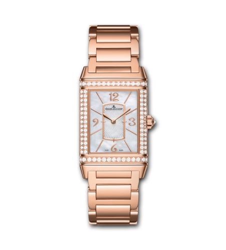 Jaeger-LeCoultre Grande Reverso Lady Ultra Thin Pink Gold Mother of Pearl Bracelet