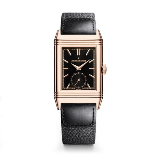 Jaeger-LeCoultre Reverso Tribute Small Seconds Pink Gold / Black / Fagliano