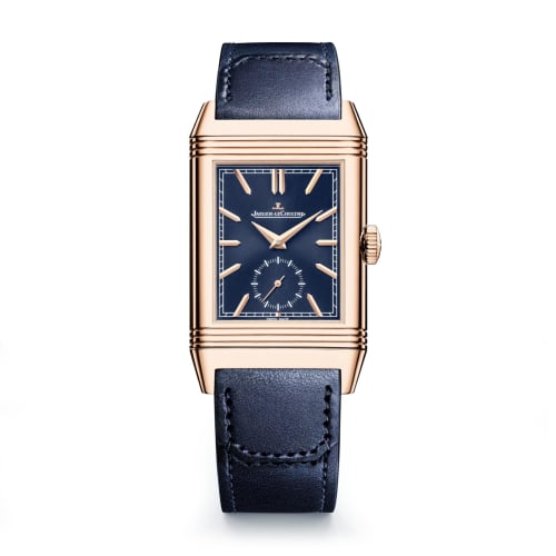 Jaeger-LeCoultre Reverso Tribute Duoface Small Seconds Pink Gold / Blue