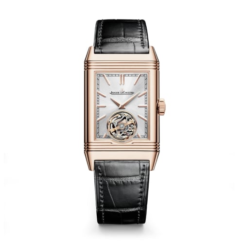 Jaeger-LeCoultre Reverso Tribute Duoface Tourbillon Pink Gold / Silver