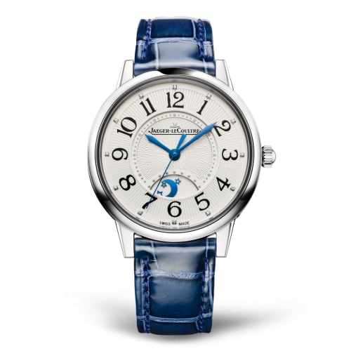Jaeger-LeCoultre Rendez-Vous Night &amp; Day Medium Stainless Steel / Silver / Alligator