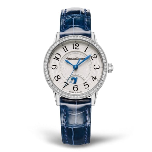 Jaeger-LeCoultre Rendez-Vous Night &amp; Day Small Stainless Steel - Diamond / Silver / Alligator