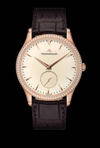 Jaeger-LeCoultre Master Ultra Thin Small Second Pink Gold Diamond 40