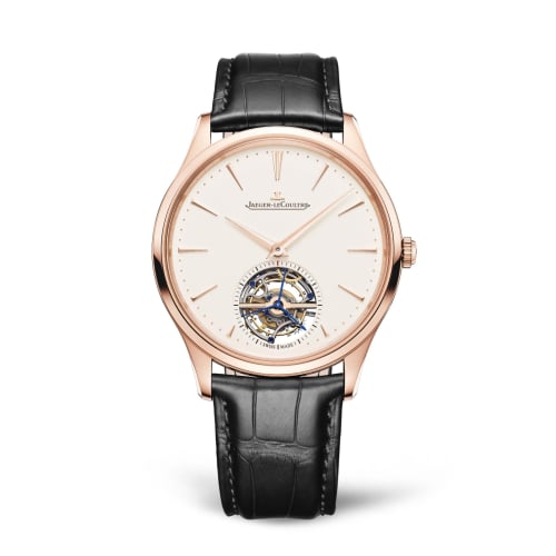 Jaeger-LeCoultre Master Ultra Thin Tourbillon Pink Gold / Eggshell