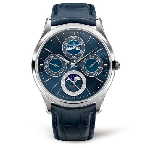 Jaeger-LeCoultre Master Ultra Thin Perpetual White Gold / Blue Enamel