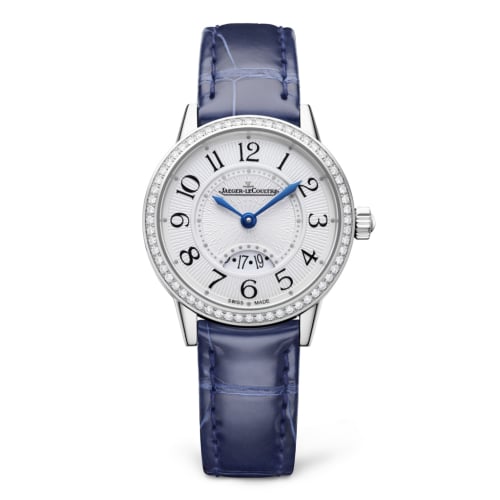 Jaeger-LeCoultre Rendez-Vous Date Small Quartz Stainless Steel - Diamond / Silver / Alligator