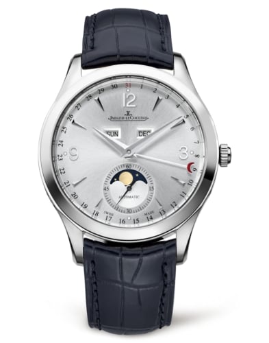 Jaeger-LeCoultre Master Calendar Stainless Steel / Silver / Alligator