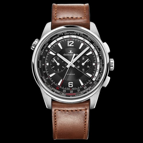 Jaeger-LeCoultre Polaris Chronograph WT Titanium / Black / Calf