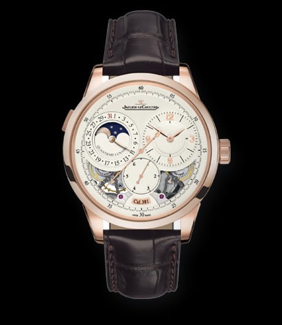 Jaeger-LeCoultre Duomètre à Quantième Lunaire Pink Gold Open