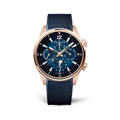 Jaeger-LeCoultre Polaris Perpetual Calendar Pink Gold / Blue