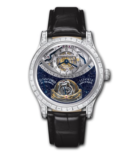 Jaeger-LeCoultre Master Gyrotourbillon 1 Platinum / Baguette / Aventurine