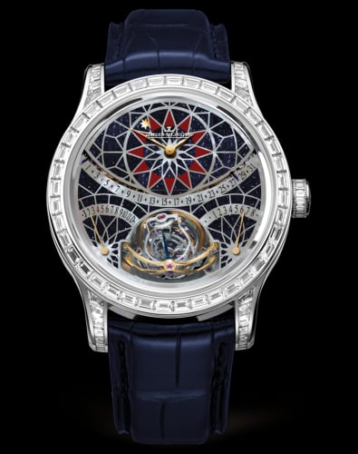 Jaeger-LeCoultre Master Gyrotourbillon 1 Platinum / Baguette / Aventurine
