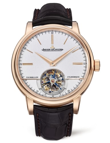 Jaeger-LeCoultre Master Grande Tradition Tourbillon Cylindrique Pink Gold / Silver