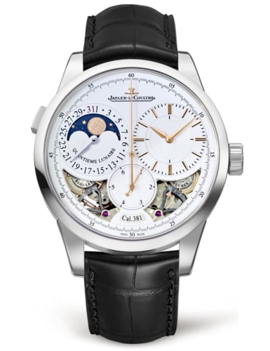 Jaeger-LeCoultre Duomètre à Quantième Lunaire 40.5 White Gold / Open