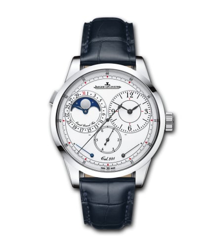 Jaeger-LeCoultre Duomètre à Quantième Lunaire 40.5 White Gold Enamel