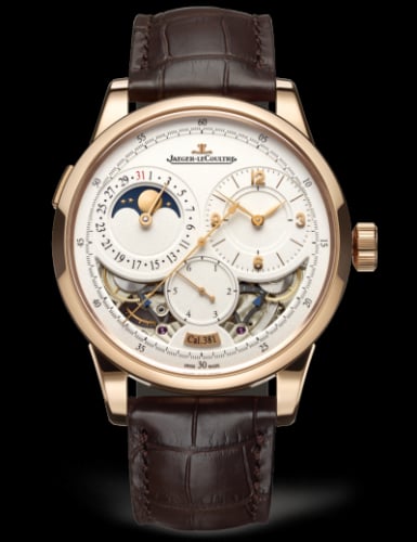 Jaeger-LeCoultre Duomètre Quantième Lunaire Pink Gold / Open