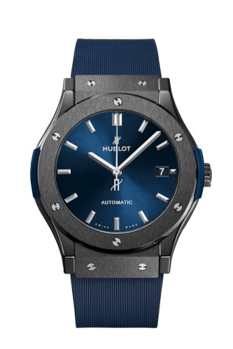 Hublot Classic Fusion 45 Ceramic / Blue / Rubber