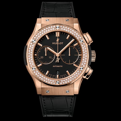 Hublot Classic Fusion 45 Chronograph King Gold / Diamonds