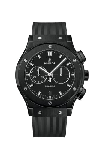 Hublot Classic Fusion 42 Chronograph Ceramic / Black / Alligator