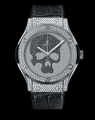 Hublot Classic Fusion 45 Skull Full Pavé