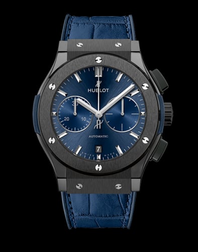Hublot Classic Fusion 45 Chronograph Ceramic / Blue