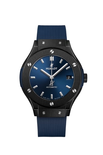 Hublot Classic Fusion 38 Ceramic / Blue / Rubber