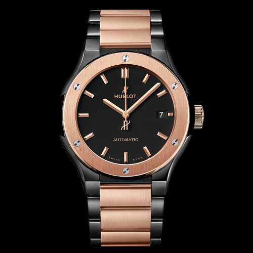 Hublot Classic Fusion 45 Ceramic - King Gold / Black / Bracelet