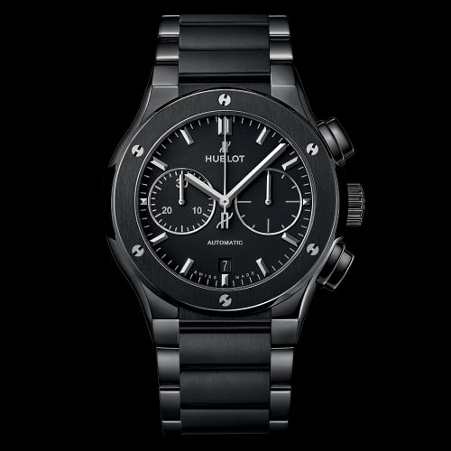Hublot Classic Fusion 45 Chronograph Black Magic / Bracelet