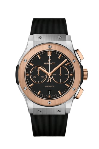 Hublot Classic Fusion 42 Chronograph Titanium - King Gold / Black / Rubber