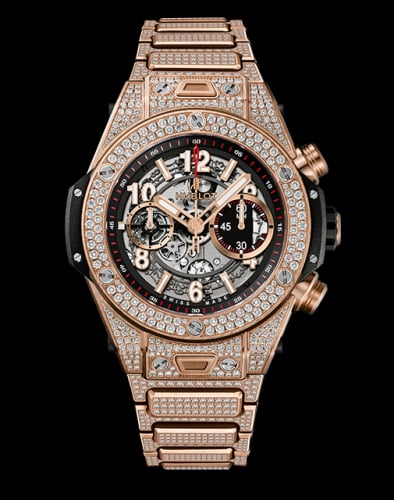 Hublot Big Bang Unico 45 King Gold / Pavé / Bracelet