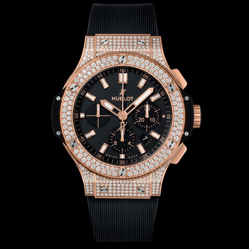 Hublot Big Bang 45 Red Gold / Pavé / Black
