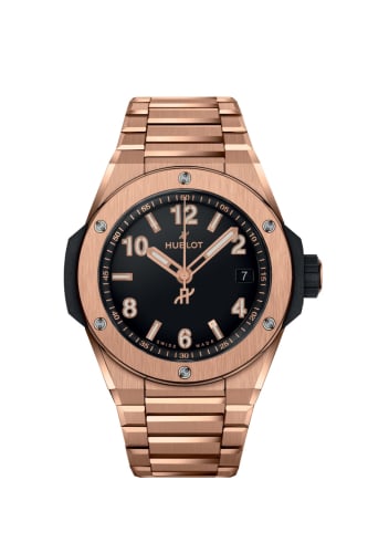 Hublot Big Bang Integrated 38 Time Only King Gold / Black