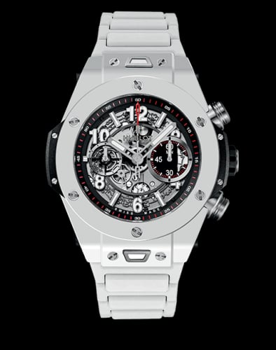 Hublot Big Bang Unico 45 White Ceramic / Bracelet