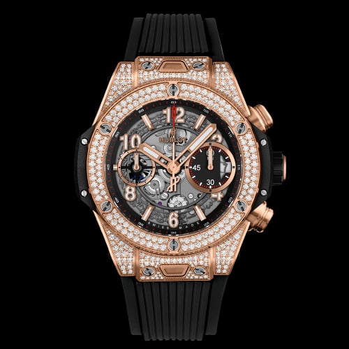 Hublot Big Bang Unico 42 King Gold / Pavé / Black