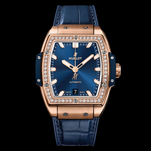 Hublot Spirit of Big Bang 39 King Gold / Diamonds / Blue