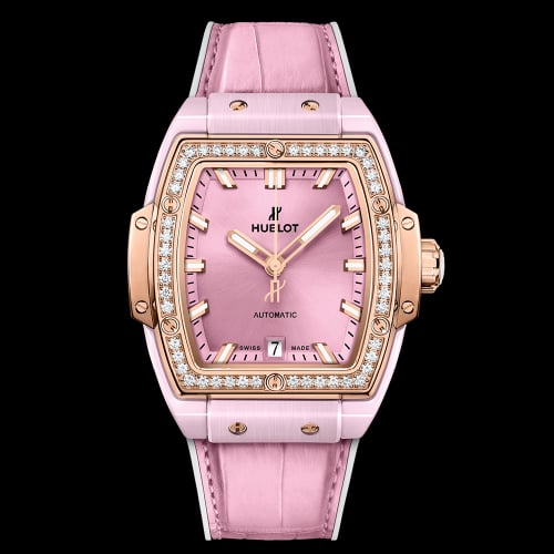 Hublot Spirit of Big Bang 39 Pink Ceramic / King Gold / Diamonds