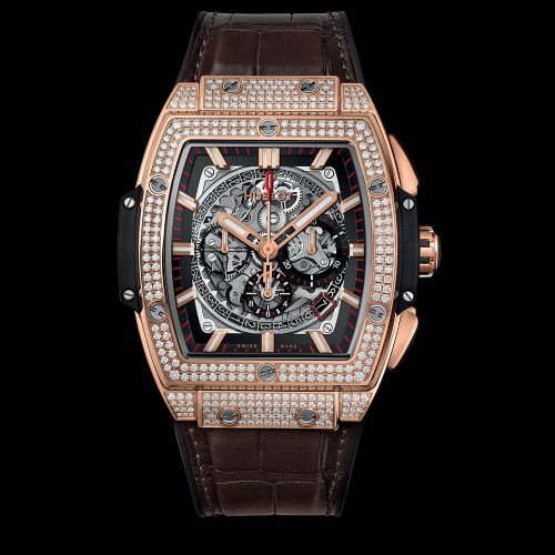 Hublot Spirit of Big Bang 45 King Gold / Pavé