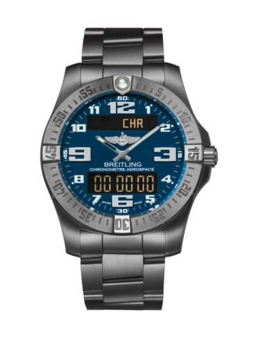 Breitling Aerospace Evo Titanium / Blue / Bracelet